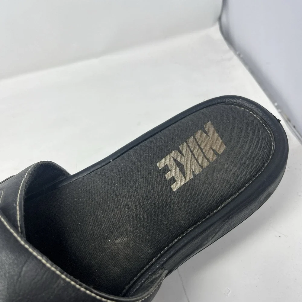 Nike COMFORT Slide 2 Sandal Men's Size 14 Black/ Silver 415205 002